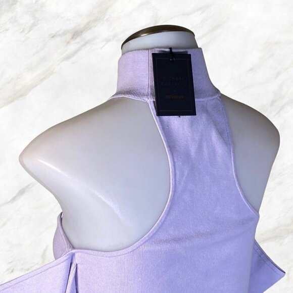 Michael Costello x REVOLVE Araceli Knit Bodysuit - Light Lavender - Picture 6 of 12